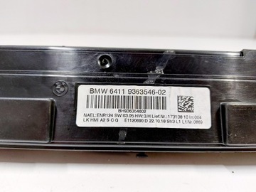 BMW 4 F32 FACELIFT 18R. PANEL VENTILACE KLIMATIZACE 936354602