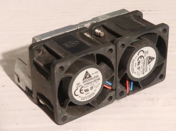 Moduł, zespół 2x wentylator 12V 0,87A 40x40x28mm