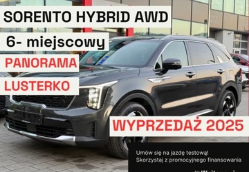 Kia Sorento IV SUV Facelifting 2024 1.6 T-GDI HEV 215KM 2025 Kia Sorento MY25 Prestige Line AWD 215 KM HEV dach panoramiczny cyfrowe