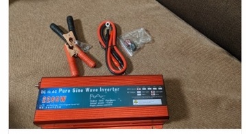 PRZETWORNICA SAMOCHODOWA 12V 230V SINUS 1600W PRĄD