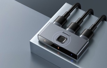 ДВУСТОРОННИЙ ПЕРЕКЛЮЧАТЕЛЬ BASEUS РАЗДЕЛИТЕЛЬ HDMI ПЕРЕКЛЮЧАТЕЛЬ НА 2X HDMI 4K 30 Гц