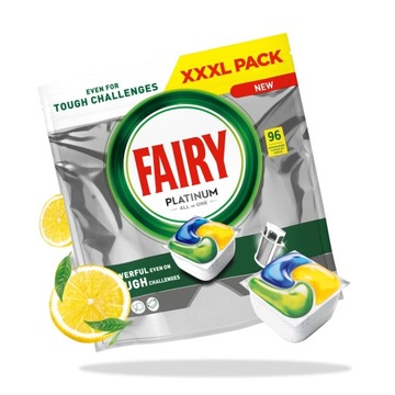 KAPSUŁKI DO ZMYWARKI FAIRY PLATINUM ALL IN ONE 96 SZT