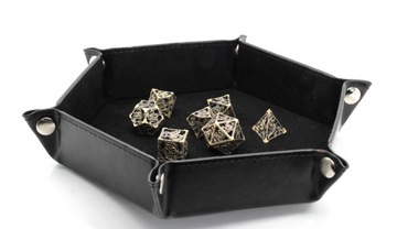 SMOCZY KSIĄŻĘ ZESTAW 7 METALOWYCH KOŚCI RPG