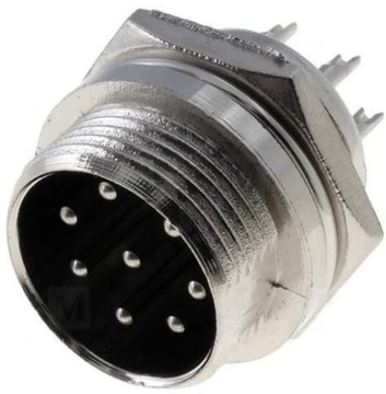 Gniazdo CB mikrofonowe 8PIN do obudowy