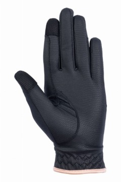 HKM GLAMOUR Rosegold Перчатки Черные 24 часа (R:L)