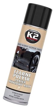 Лак акриловый черный глянцевый К2 500 мл