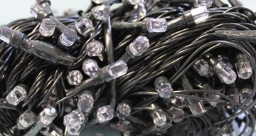 200 разноцветных светодиодных хрустальных елочных гирлянд