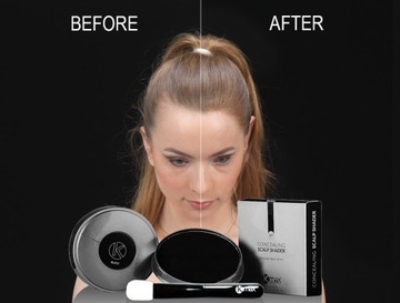KMAX Topical Shader Маскировка лысины Утолщение волос на бровях ТЕМНО-КОРИЧНЕВЫЙ
