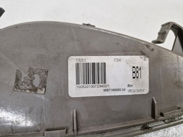 CITROEN DS5 SMĚROVKA SMĚR BLIKAČ SVĚTLO PRAVÝ PŘEDNÍ 9687188680