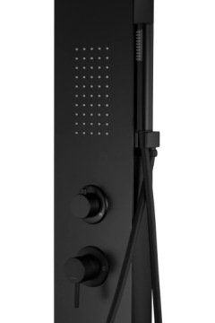 Душевая панель Corsan ALTO Термостат Черный