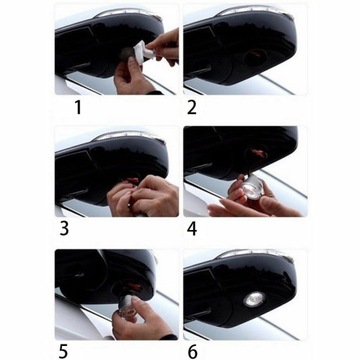 Светодиодные фонари зеркал Ford Mondeo V 2015-2017 гг.