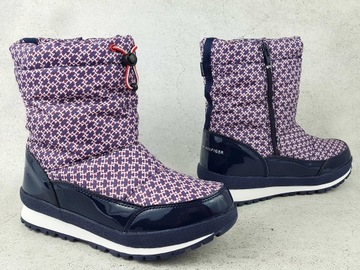 TOMMY HILFIGER ŚNIEGOWCE BUTY DAMSKIE OCIEPLANE