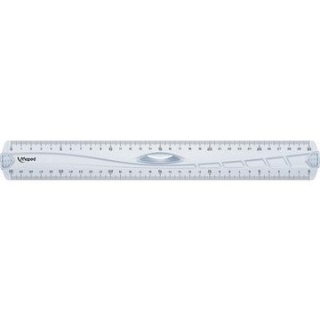 Linijka Maped Geometric z uchywtem 30cm transparentna przezroczysta x 20