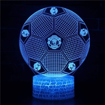 3D светодиодный ночник MANCHESTER UNITED Football