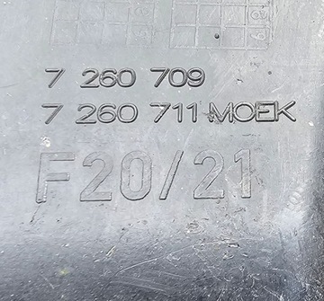 BMW 1 F20 F21 F22 F23 ORIGINÁLNÍ PODBĚH LEVÝ PŘEDNÍ DÍL 7260709