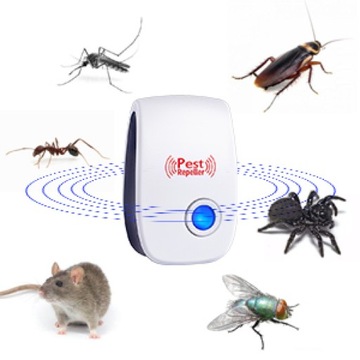 ULTRASONIC INSECT REPELLENT ANTS, COCKROACHES, MOSQUITOES, SPIDERS, 4 PCS