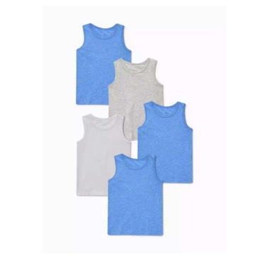 Podkoszulek Primark 5 pak 152 chłopięce 11-12 lata mix