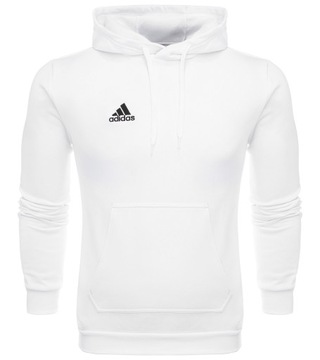 BLUZA MĘSKA ADIDAS BAWEŁNIANA Z KAPTUREM DRESY - S