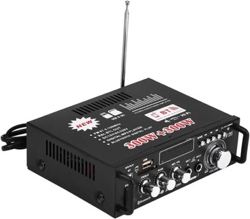 HiFi-усилитель 600 Вт BT USB-пульт дистанционного управления 12 В/230 В