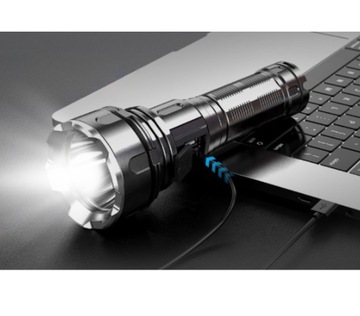 МОЩНЫЙ СВЕТОДИОДНЫЙ ТАКТИЧЕСКИЙ ФОНАРЬ XHP90 ZOOM ВОЕННЫЙ CREE АККУМУЛЯТОРНЫЙ ПОИСК