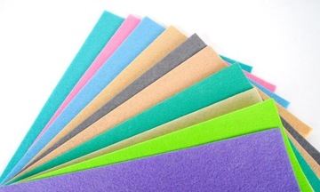 Фетр А4, 10 листов пастели.