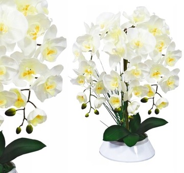STORCZYK SZTUCZNY STORCZYKI KWIAT ORCHIDEA JAK ŻYWY SZTUCZNE KWIATY GAŁĄZKA