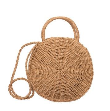 TOREBKA NA RAMIĘ DO RĘKI PLECIONA BOHO KOSZYK PLAŻOWA NA PLAŻĘ