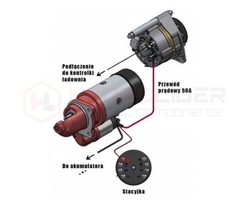 МОЩНЫЙ ЗАРЯДНЫЙ ГЕНЕРАТОР URSUS C360 C-360 14В 50А
