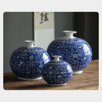 Керамическая банка для чая емкостью 1000 мл, синий и белый фарфор с крышкой, универсальный подарок