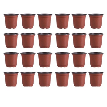 100 SZT. PLASTIKOWA DONICZKA KREATYWNA ODDYCHAJĄCA