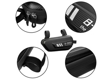 СУМКА ДЛЯ ВЕЛОСИПЕДА НА РАМУ СУМКА ДЛЯ ВЕЛОСИПЕДА МОТОЦИКЛ ВОДОНЕПРОНИЦАЕМАЯ ПРОЧНАЯ ЖЕСТКАЯ