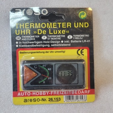 TERMOMETR + ZEGARY