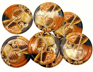 БАНКА ДЛЯ САЛАТА С МЕДОВЫМ вареньем ОБЪЕМОМ 60 Х 500 МЛ С ВИНТОМ