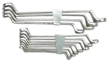 Klucze oczkowe-odgięte 6-32 mm, kpl.12 szt. clip 52630 VOREL