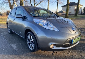 Nissan Leaf I Hatchback 5d Facelifting Elektryczny 109KM 2017 Nissan Leaf 30kWh,VAT23, bardzo bogato wyposaz..., zdjęcie 4