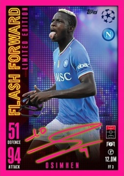 Футбольные карточки Mini Can 2024 Flash Forwards Match Attax Extra 2024