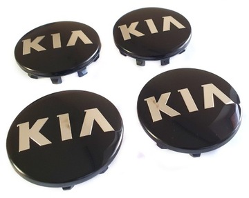 KIA 4x DEKIELKI KAPSLE DEKLE DO ALUFELG 58mm/50mm