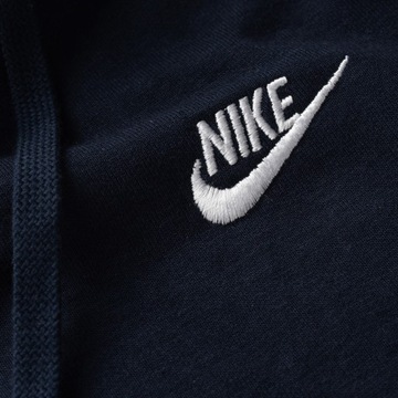Nike granatowy męski komplet dresowy sportowy bluza spodnie regular fit XL