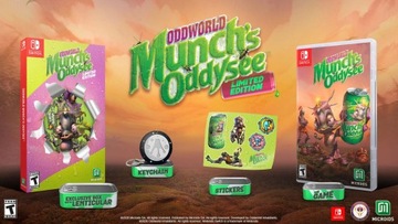 ODDWORLD MUNCH ODYSSEY SWITCH NOWA FOLIA