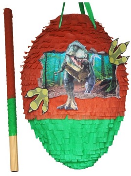 PINIATA DINOZAUR T REX T-REX XL + KIJ