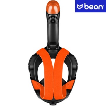 MASKA DO NURKOWANIA SNORKELINGU PEŁNOTWARZOWA NA CAŁĄ TWARZ BEON EXO L/XL