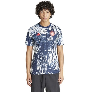 M Koszulka adidas FC Bayern Pre-Match JSY IQ0614 granatowy M