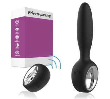WIBRATOR ANAL MASAŻER PROSTATY KOREK ANALNY STYMULATOR ANUSA PILOT USB
