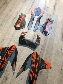KTM EXC EXC-F 14-16 СЕРЫЙ шпон из Италии CUBAMOTO