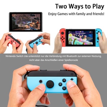 Набор из 2 шт. для беспроводного игрового контроллера Joy-con для Nintendo Switch