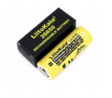 Akumulator litowo-jonowy LiitoKala 26650 5100 mAh