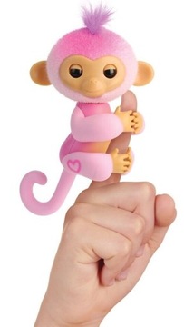 ИНТЕРАКТИВНАЯ ИГРУШКА FINGERLINGS FINGER MONKEY HARMONY РОЗОВАЯ ДЛЯ ДЕТЕЙ