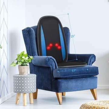 Массажный коврик Comfier 2606MC, чехол на кресло, массажное кресло для спины шиацу
