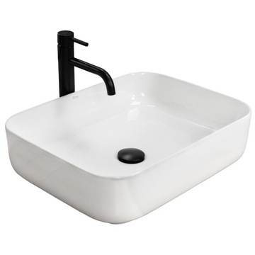 Umywalka Ceramiczna Nablatowa DEMI SLIM -REA