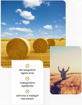 Siatka do owijania bel EFFI+ 123/3000 do sianokiszonki, słomy, siana DILER